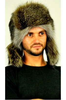 Raccoon fur hat - Russian style